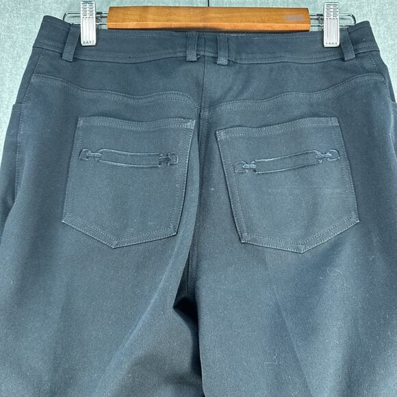 ST. JOHN Pants Women’s Black 8 Caviar Diana - Picture 4 of 6